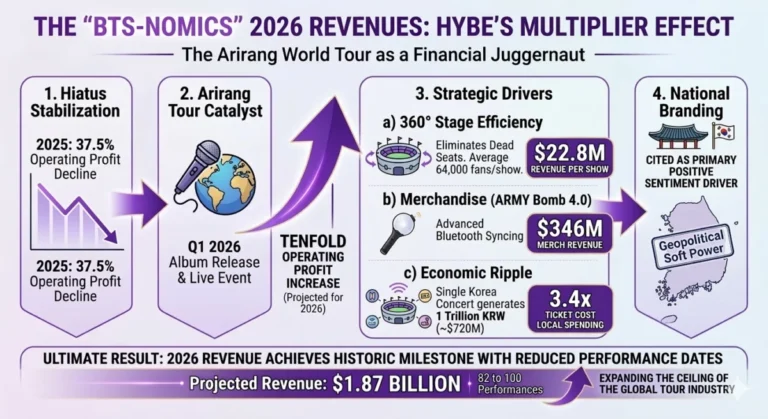 The Global Economic Impact of BTS Arirang World Tour: A Masterclass in Post-Hiatus Concert Economics